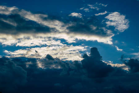 Israel November 23, 2020 View of the seascape from the north of Israel with a cloudy skyのeditorial素材