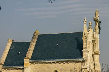 Reims France March 03, 2021 Cemetery of the city of Reims during the coronavirus epidemic hitting Franceのeditorial素材