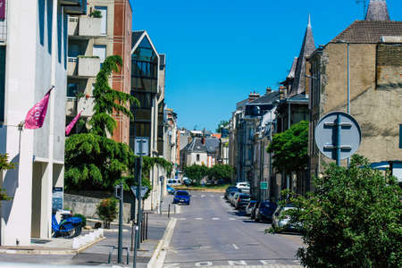 Reims France June 14, 2021 Urban landscape of the city of Reims, a city in the Grand Est region of France and one of the oldest in Europeのeditorial素材