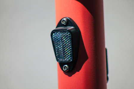 Seville Spain July 02, 2021 Electric scooter to rent parked in the streets of Seville, operating with a small utility internal combustion engines and a deck in the centerの写真素材