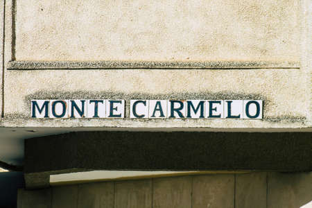 Seville Spain July 02, 2021 Facade of a building in the streets of Seville, an emblematic city and...