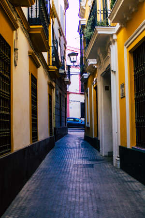 Seville Spain July 05, 2021 Urban landscape of the city of Seville, an emblematic city and the capital of the region of Andalusia, in the south of Spainの写真素材