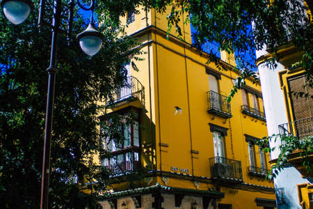 Seville Spain July 05, 2021 Urban landscape of the city of Seville, an emblematic city and the capital of the region of Andalusia, in the south of Spainの写真素材