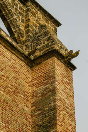 Carmona Spain July 15, 2021 The Priory Church of Santa Maria is Gothic in style and has proportions of a cathedral, built mainly in the 15th and 16th centuries on the site of Carmona former mosqueのeditorial素材