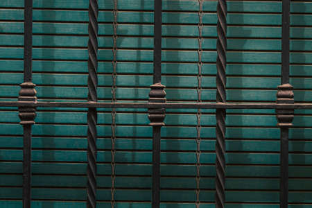 Carmona Spain July 14, 2021 Closeup of a window of a old house in the narrow streets in town of...