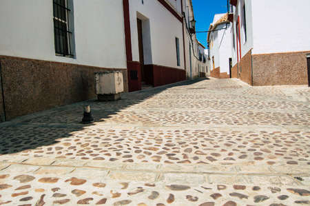 Carmona Spain July 18, 2021 Narrow street in town of Carmona called The Bright Star of Europe, the...