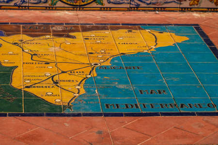 Seville Spain July 07, 2021 The Plaza of Spain is an architectural complex located in the Maria...