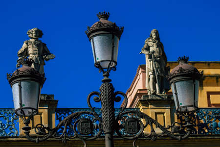 Seville Spain July 23, 2021 Urban landscape of the city of Seville, an emblematic city and the...