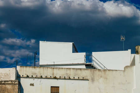 Carmona Spain July 26, 2021 Urban landscape of Carmona called The Bright Star of Europe, the town shows a typical narrow and meandering Arabic layoutの写真素材