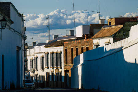 Carmona Spain July 26, 2021 Urban landscape of Carmona called The Bright Star of Europe, the town...