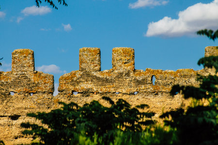 Carmona Spain July 26, 2021 Parador located in Carmona called The Bright Star of Europe, the town shows a typical narrow and meandering Arabic layoutのeditorial素材