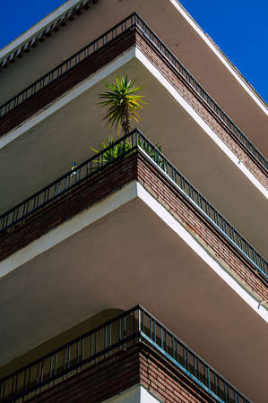 Seville Spain September 04, 2021 Building located in the city of Seville, emblematic city and capital of the region of Andalusia, in the south of Spainのeditorial素材