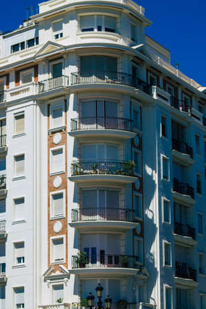 Seville Spain September 04, 2021 Building located in the city of Seville, emblematic city and capital of the region of Andalusia, in the south of Spainのeditorial素材