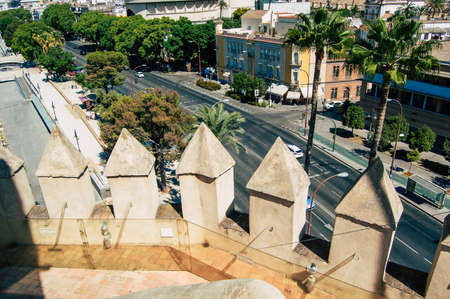 Seville Spain September 04, 2021 Cityscape of Seville, emblematic city and capital of the region of Andalusia, in the south of Spainのeditorial素材