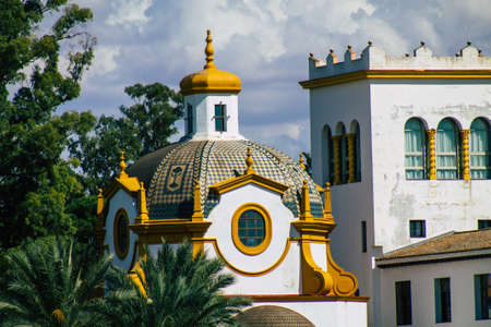 Seville Spain September 22, 2021 Cityscape of Seville, emblematic city and capital of the region of Andalusia, in the south of Spainの写真素材