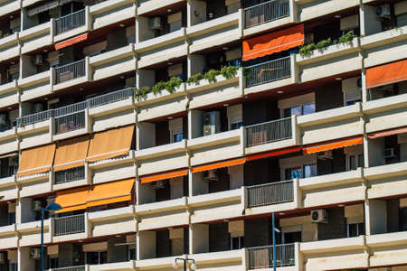 Seville Spain September 22, 2021 Building located in the city of Seville, emblematic city and capital of the region of Andalusia, in the south of Spainのeditorial素材