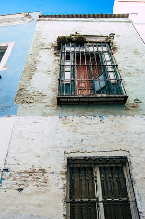 Seville Spain September 18, 2021 Building located in the city of Seville, emblematic city and capital of the region of Andalusia, in the south of Spainのeditorial素材