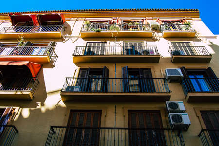 Seville Spain September 18, 2021 Building located in the city of Seville, emblematic city and capital of the region of Andalusia, in the south of Spainのeditorial素材