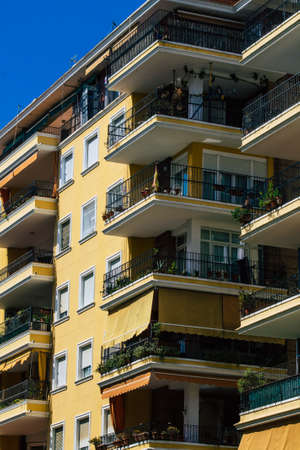 Seville Spain September 22, 2021 Building located in the city of Seville, emblematic city and capital of the region of Andalusia, in the south of Spainのeditorial素材