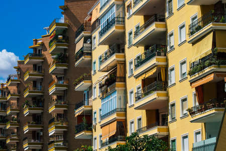 Seville Spain September 22, 2021 Building located in the city of Seville, emblematic city and capital of the region of Andalusia, in the south of Spainのeditorial素材