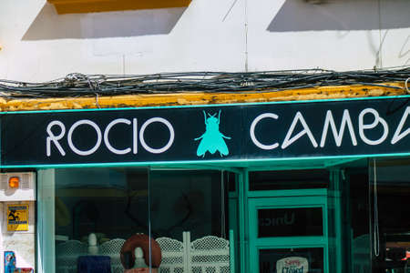 Seville Spain September 18, 2021 Business located in Seville, an emblematic city and the capital of the region of Andalusia, in the south of Spainのeditorial素材