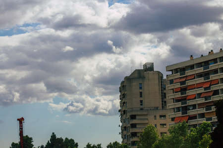 Seville Spain September 15, 2021 Cityscape of Seville, emblematic city and capital of the region of Andalusia, in the south of Spainのeditorial素材