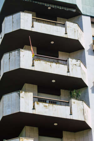 Seville Spain September 15, 2021 Building located in the city of Seville, emblematic city and capital of the region of Andalusia, in the south of Spainのeditorial素材