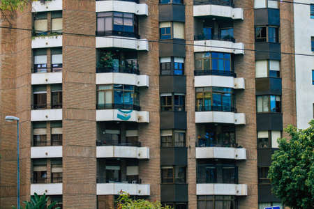 Seville Spain September 15, 2021 Building located in the city of Seville, emblematic city and capital of the region of Andalusia, in the south of Spainのeditorial素材