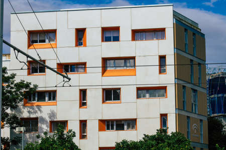 Seville Spain September 15, 2021 Building located in the city of Seville, emblematic city and capital of the region of Andalusia, in the south of Spainのeditorial素材