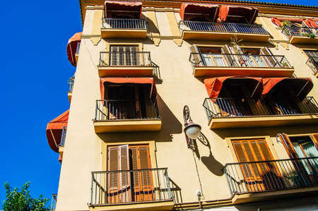 Seville Spain September 18, 2021 Building located in the city of Seville, emblematic city and capital of the region of Andalusia, in the south of Spainのeditorial素材