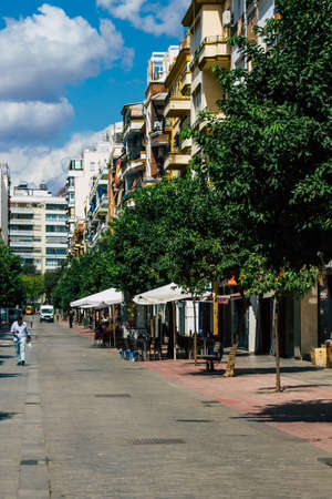Seville Spain September 22, 2021 Cityscape of Seville, emblematic city and capital of the region of Andalusia, in the south of Spainのeditorial素材