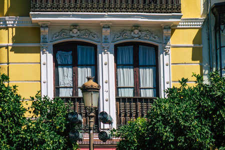 Seville Spain September 18, 2021 Building located in the city of Seville, emblematic city and capital of the region of Andalusia, in the south of Spainのeditorial素材