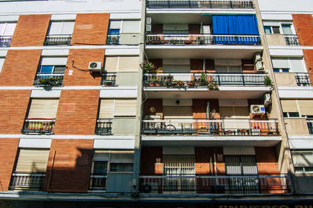 Seville Spain September 18, 2021 Building located in the city of Seville, emblematic city and capital of the region of Andalusia, in the south of Spainのeditorial素材