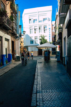 Seville Spain September 18, 2021 Cityscape of Seville, emblematic city and capital of the region of Andalusia, in the south of Spainのeditorial素材