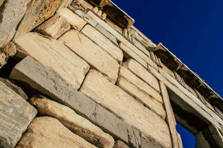 Athens, Greece - November 22, 2021 The Acropolis is an ancient citadel located above the city of Athens and contains the remains of several ancient buildings of great architectural significanceのeditorial素材
