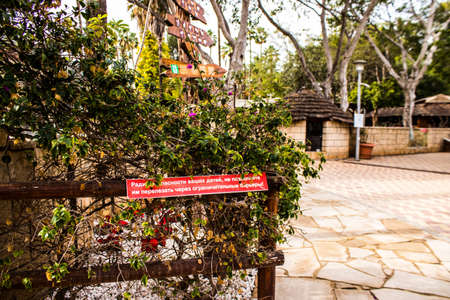 Limassol, Cyprus - December 12, 2021 Limassol Zoo, one of the biggest in Europe and hosts beautiful and interesting animals, natural-looking habitats were created for all types of animals of the zooの写真素材