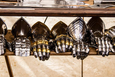 Reims, France - May 28, 2022 Artisan stall selling their wares at the medieval market during the Johanniques festivities, back after a two year hiatus following coronavirus outbreakのeditorial素材