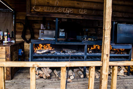Reims, France - May 28, 2022 Artisan stall selling their wares at the medieval market during the Johanniques festivities, back after a two year hiatus following coronavirus outbreakのeditorial素材