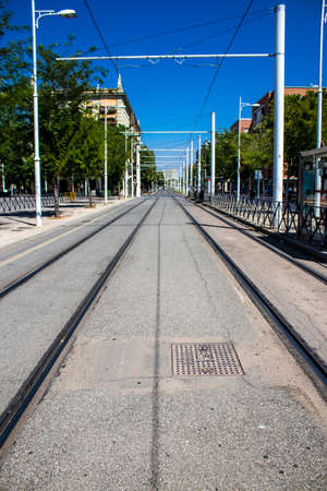 Seville, Spain - July 04, 2022 Cityscape and architecture of Seville, an emblematic city and the capital of the region of Andalusia, in the south of Spainのeditorial素材
