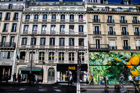 Paris, France - September 12, 2022 Cityscape and architecture of Paris, an emblematic city and the capital of Franceのeditorial素材