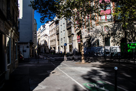 Paris, France - September 12, 2022 Cityscape and architecture of Paris, an emblematic city and the capital of Franceのeditorial素材