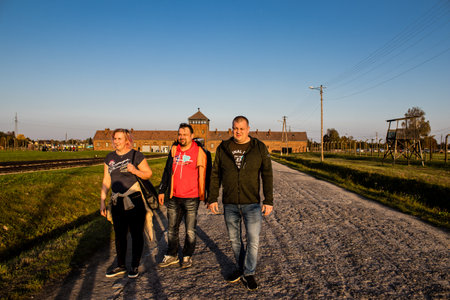 Oswiecim, Poland - October 07, 2022 Birkenau, the largest concentration camp complex in the Third Reich, both a concentration camp and an extermination center, built for exterminating the jews peopleのeditorial素材
