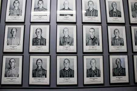 Oswiecim, Poland - October 07, 2022 Auschwitz, the largest concentration camp complex in the Third Reich, both a concentration camp and an extermination center, built for exterminating the jews peopleのeditorial素材