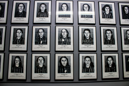 Oswiecim, Poland - October 07, 2022 Auschwitz, the largest concentration camp complex in the Third Reich, both a concentration camp and an extermination center, built for exterminating the jews peopleのeditorial素材