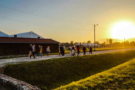 Oswiecim, Poland - October 07, 2022 Birkenau, the largest concentration camp complex in the Third...