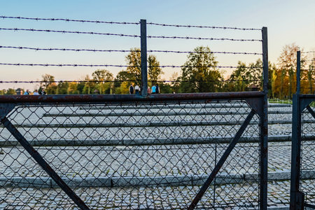 Oswiecim, Poland - October 07, 2022 Birkenau, the largest concentration camp complex in the Third Reich, both a concentration camp and an extermination center, built for exterminating the jews peopleのeditorial素材