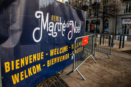 Entry of the Christmas Market in Reims will take place from December 1 to 30, 2022. On the Promenades Jean-Louis Schneiter, the 150 chalets of the "Christmas Village" will be deployed. The stands are made up of a multitude of gastronomic, artisanal and feのeditorial素材