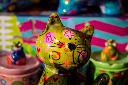 Decorative ceramic objects at the Christmas Market in Reims will take place from December 1 to 30, 2022. On the Promenades Jean-Louis Schneiter, the 150 chalets of the "Christmas Village" will be deployed. The stands are made up of a multitude of gastronoのeditorial素材