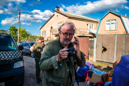 This outstanding French journalist, photographer and great reporter covers the war in Ukraine and in the conflict zones. He has covered a number of major conflicts in Europe, the Middle East and Africa. Yan Morvan is considered in the world of photojournaのeditorial素材