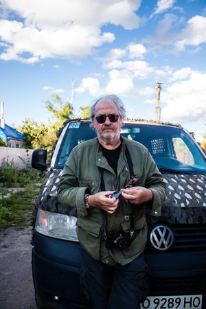 This outstanding French journalist, photographer and great reporter covers the war in Ukraine and in the conflict zones. He has covered a number of major conflicts in Europe, the Middle East and Africa. Yan Morvan is considered in the world of photojournaのeditorial素材